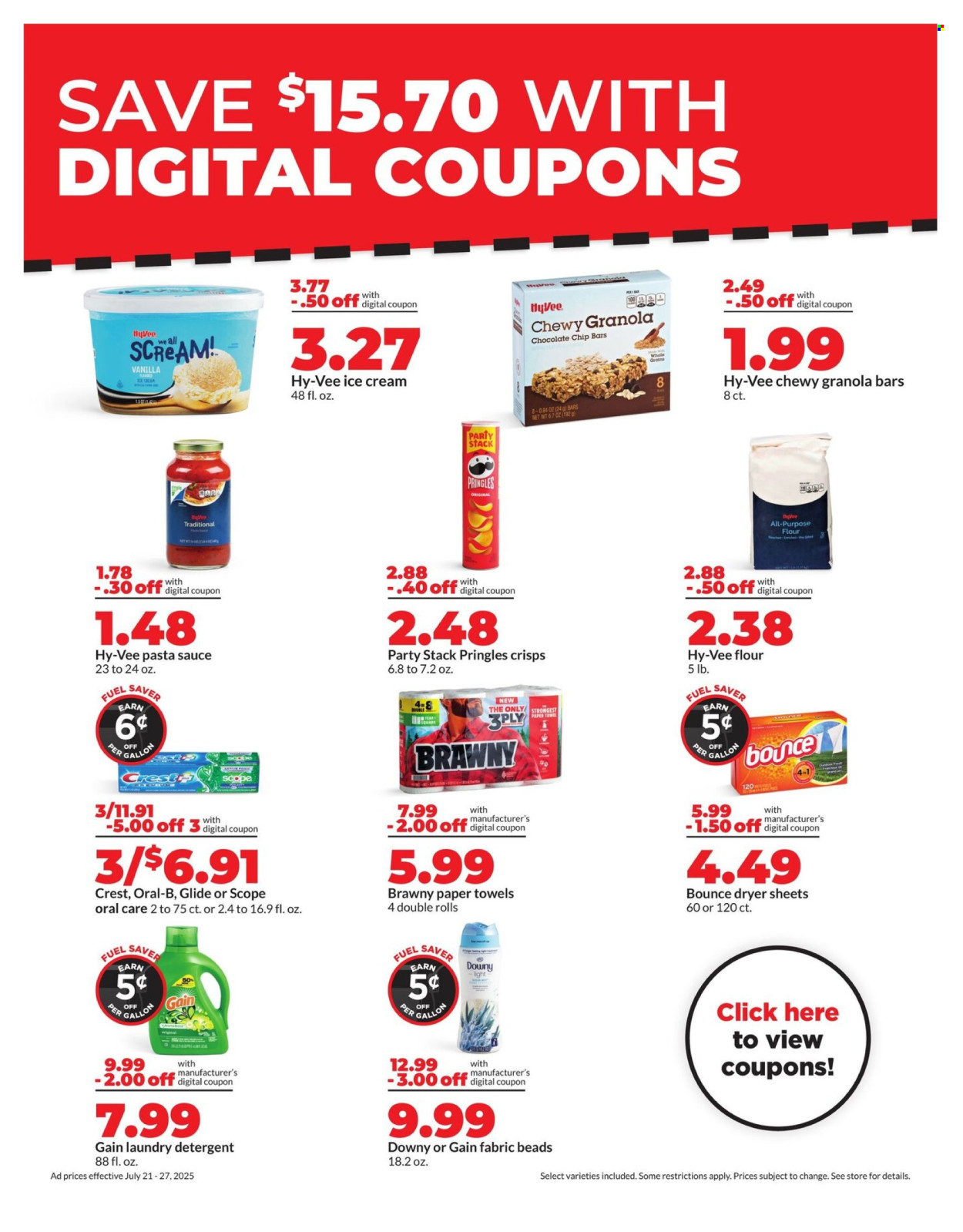 Hy-Vee ad - 07/21/2025 - 07/27/2025. Page 5