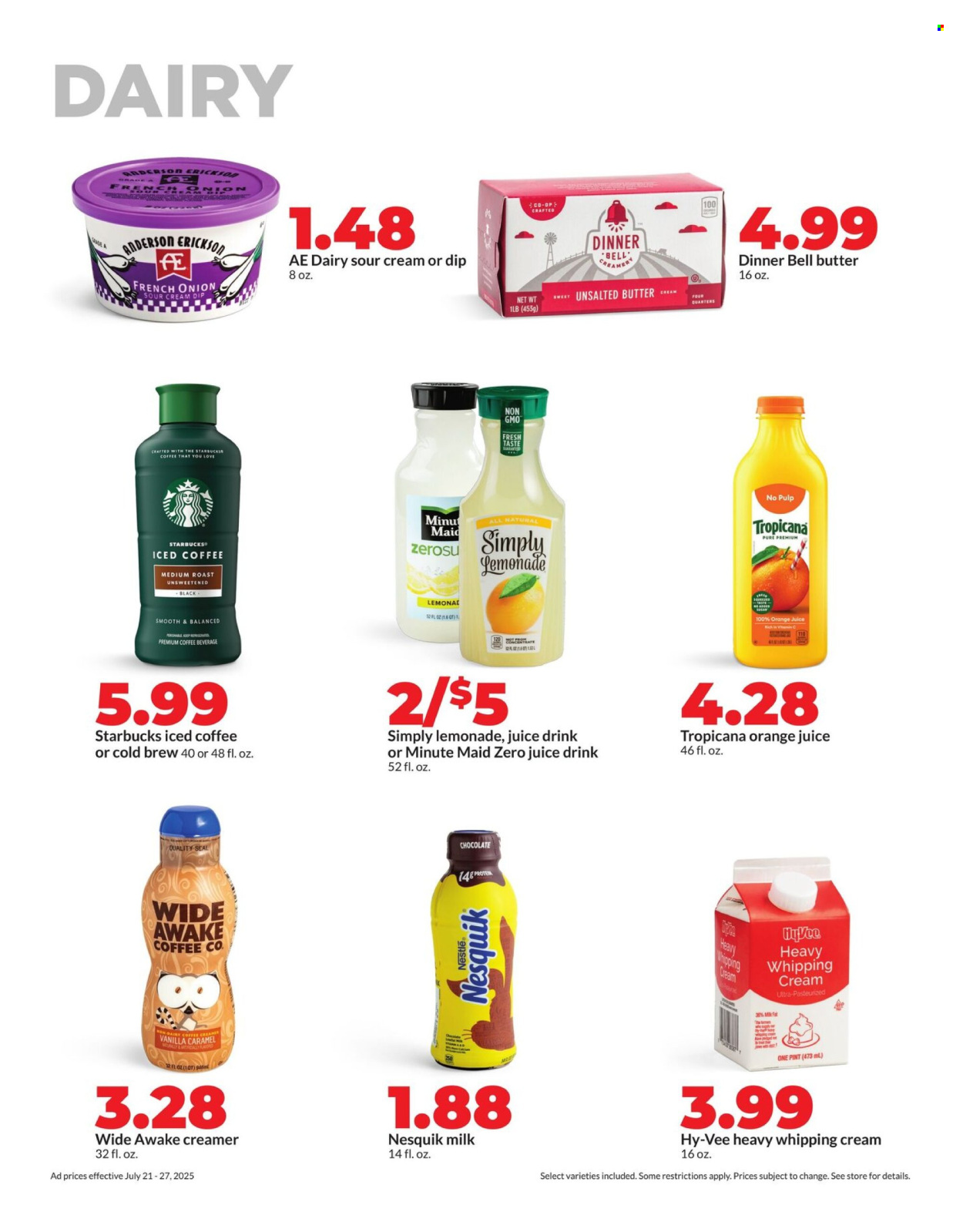 Hy-Vee ad - 07/21/2025 - 07/27/2025. Page 24