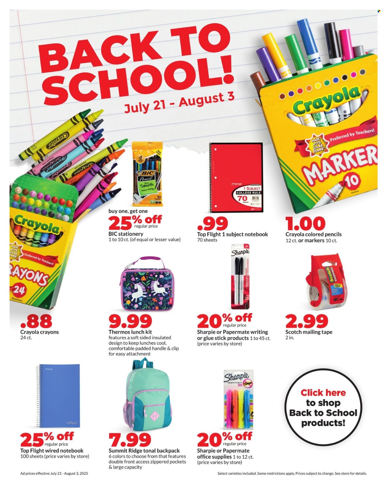 Hy-Vee ad - 07/21/2025 - 07/27/2025. Page 30