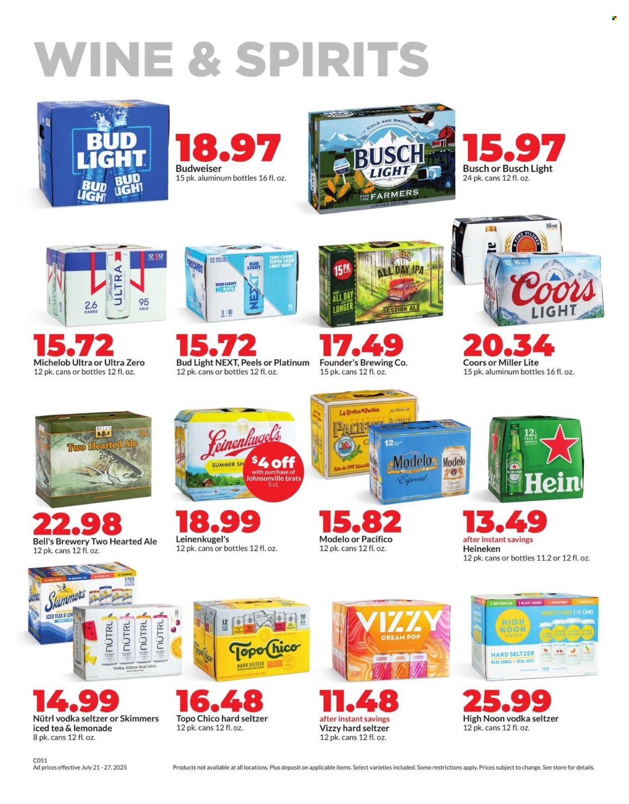 Hy-Vee ad - 07/21/2025 - 07/27/2025. Page 32