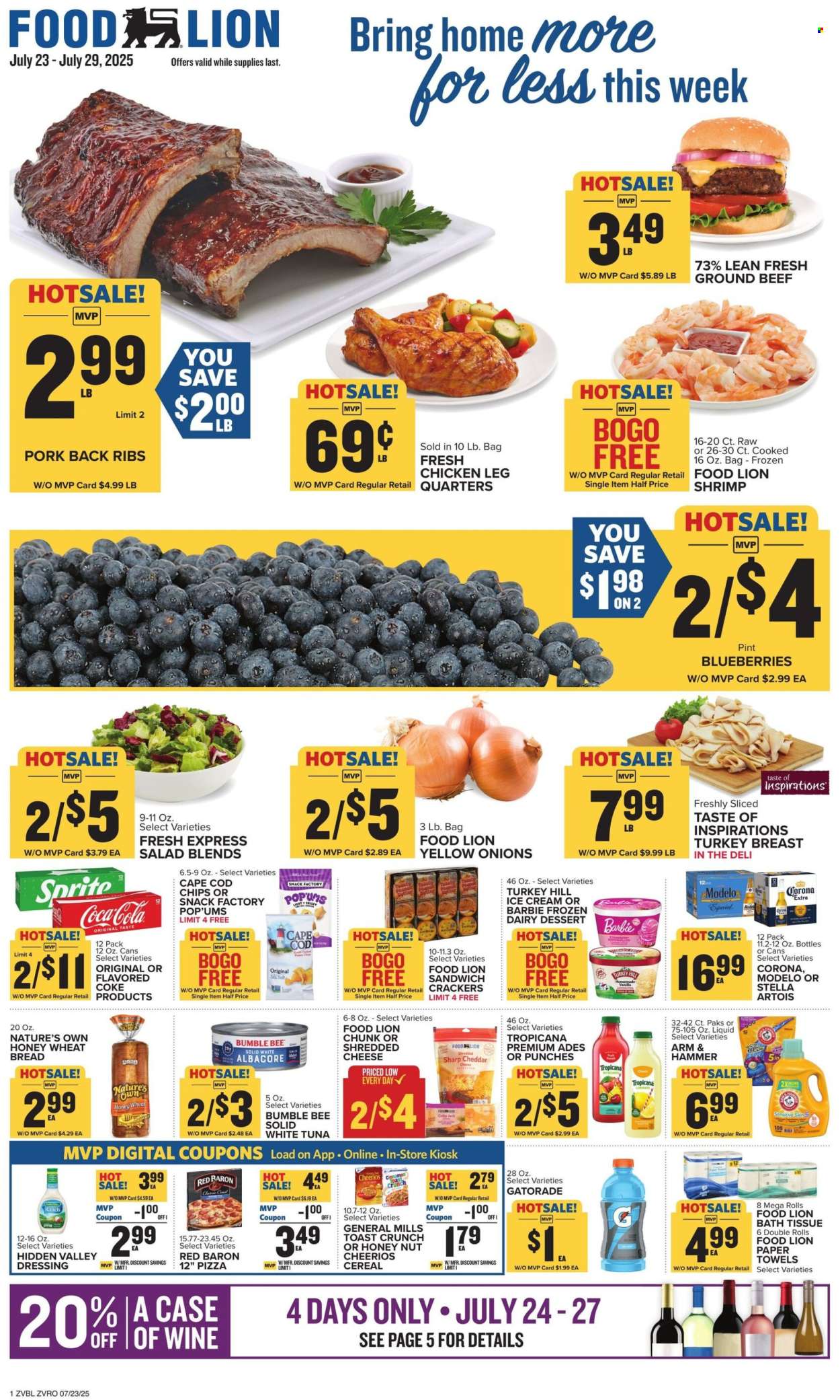 Food Lion ad - 07/23/2025 - 07/29/2025. Page 1