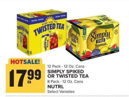 SIMPLY SPIKED OR TWISTED TEA