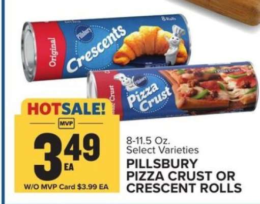 Pillsbury Pizza Crust or Crescent Rolls