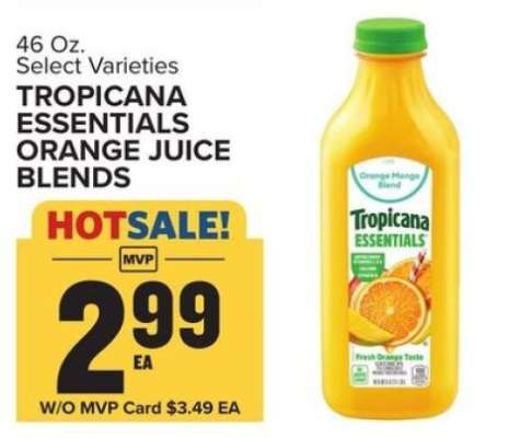 Tropicana Essentials Orange Juice Blends