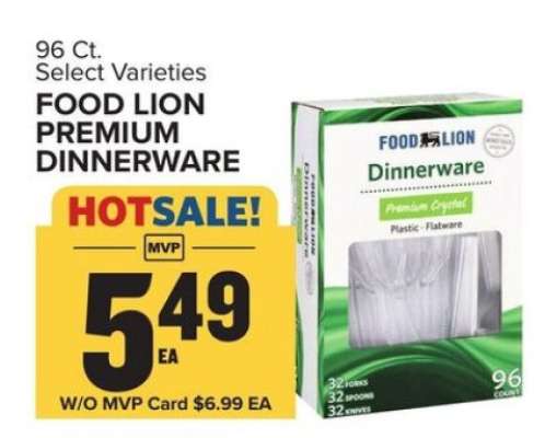Food Lion Premium Dinnerware