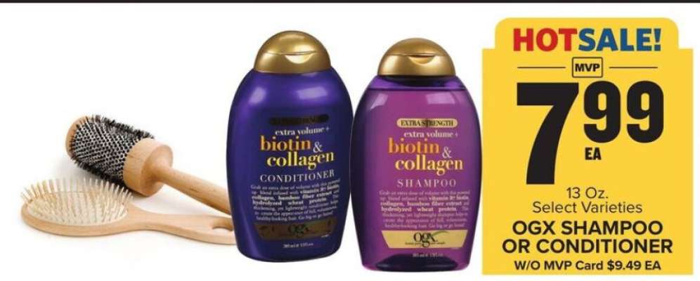 OGX SHAMPOO OR CONDITIONER