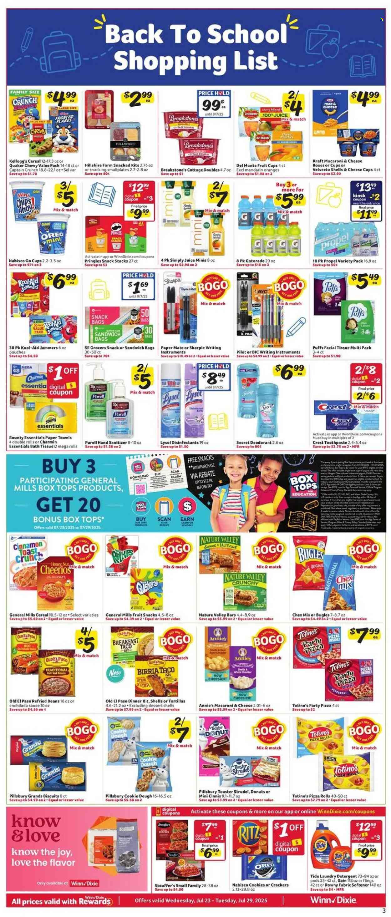 Winn Dixie ad - 07/23/2025 - 07/29/2025. Page 3