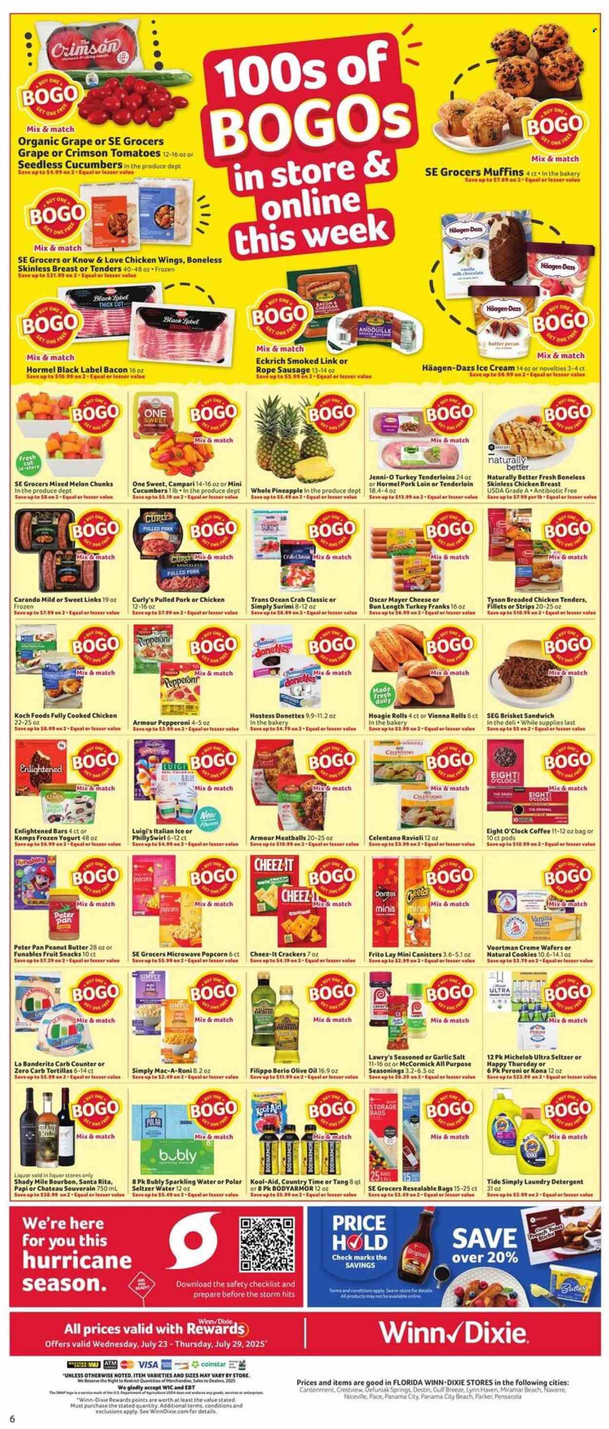 Winn Dixie ad - 07/23/2025 - 07/29/2025. Page 6