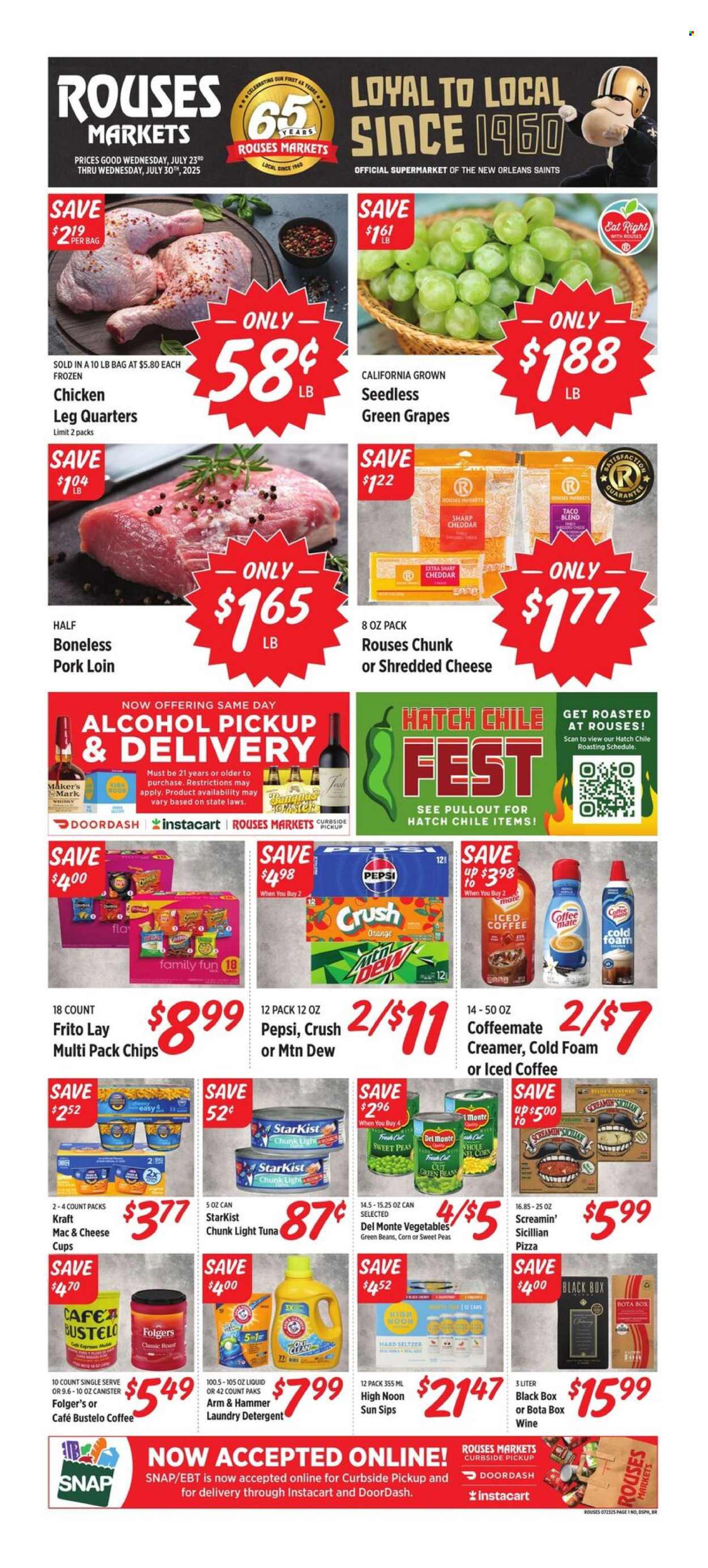 Rouses Markets ad - 07/23/2025 - 07/30/2025. Page 1