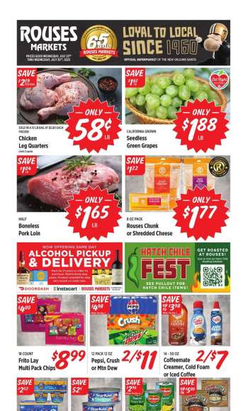Rouses Markets Flyer - 07/23/2025 - 07/30/2025.