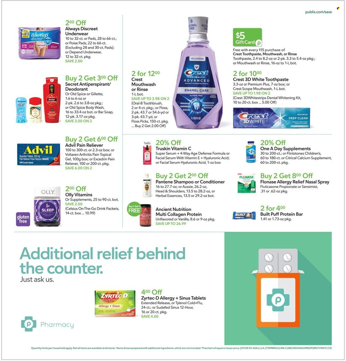 Publix ad - 07/23/2025 - 07/29/2025. Page 13