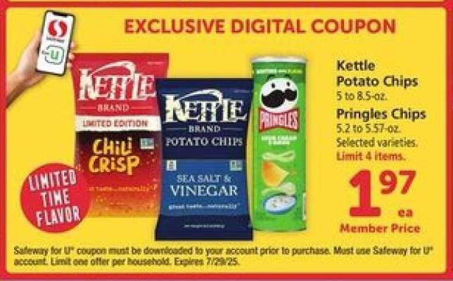 Kettle Potato Chips & Pringles Chips