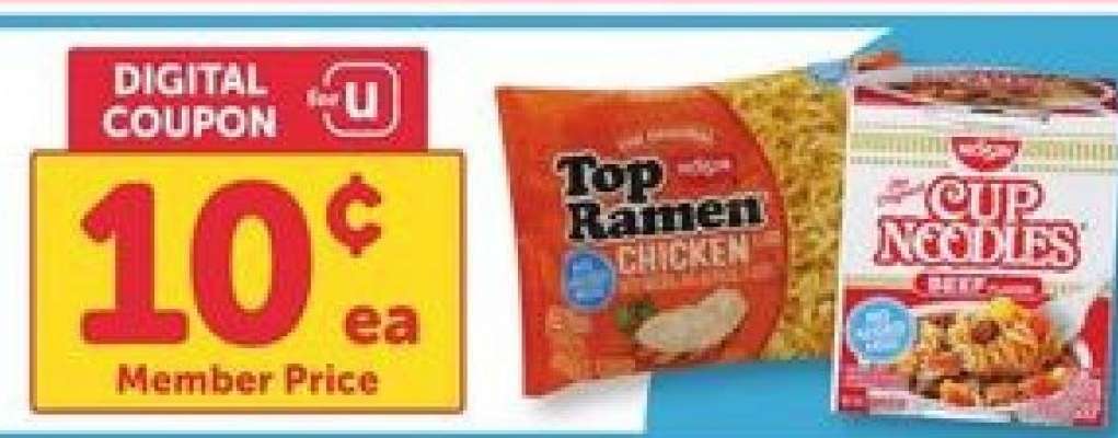 Top Ramen or Cup Noodles