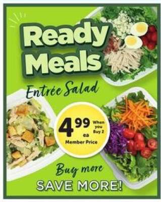 Ready Meals Entrée Salad