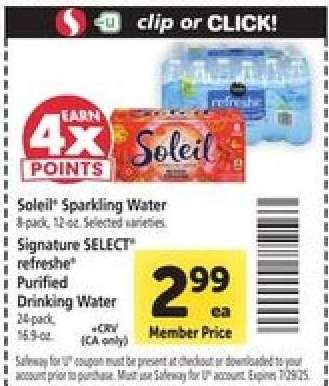 Signature Select Refreshe Purified Drinking Water