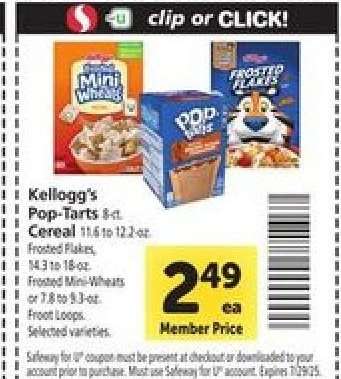 Kellogg's Pop-Tarts & Cereal