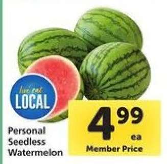 Personal Seedless Watermelon