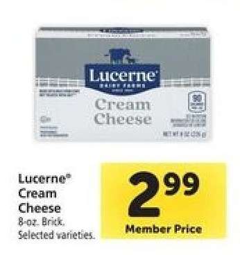 Lucerne Cream Cheese