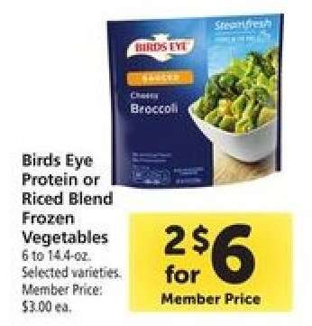 Birds Eye Protein or Riced Blend Frozen Vegetables