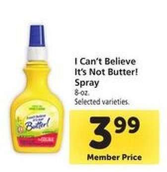I Can't Believe It's Not Butter Spray