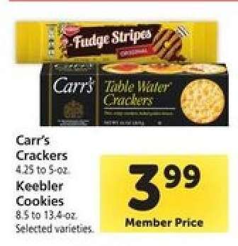 Carr's Crackers / Keebler Cookies