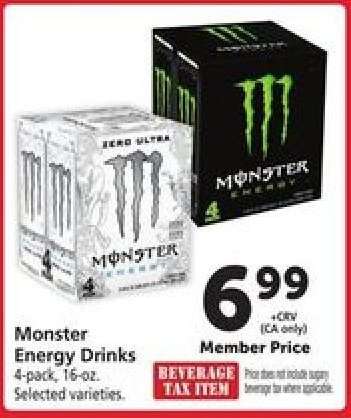 Monster Energy Drinks