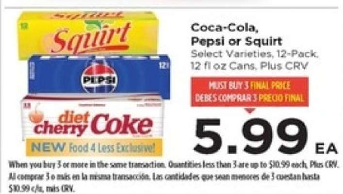 Coca-Cola, Pepsi or Squirt