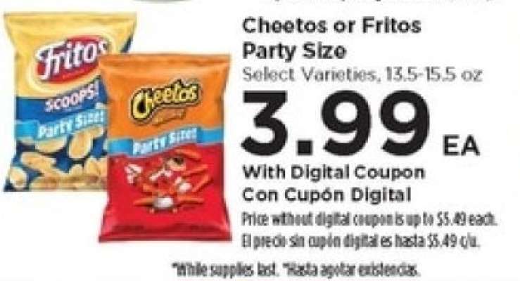 Cheetos or Fritos Party Size