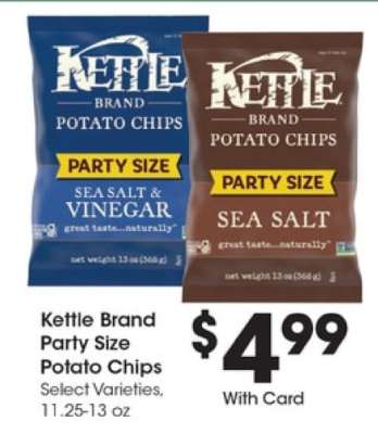 Kettle Brand Party Size Potato Chips