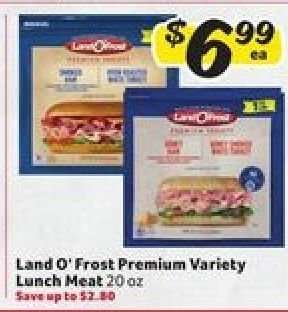 Land O' Frost Premium Variety Lunch Meat