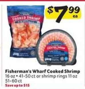 Fisherman's Wharf Cooked Shrimp
