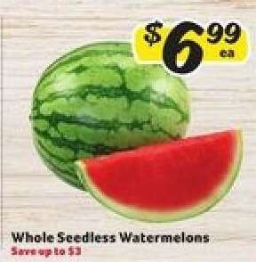 Whole Seedless Watermelons