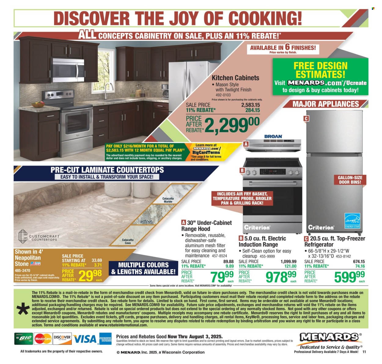 Menards ad - 07/24/2025 - 08/03/2025. Page 16