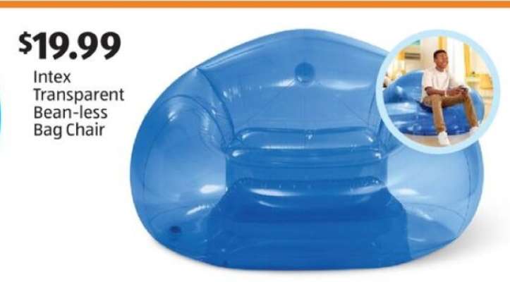 Intex Transparent Bean-less Bag Chair