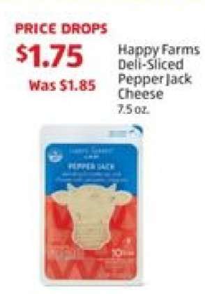 Happy Farms Deli-Sliced Pepper Jack Cheese