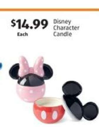 Disney Character Candle
