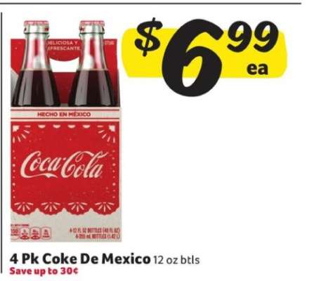 4 Pk Coke De Mexico