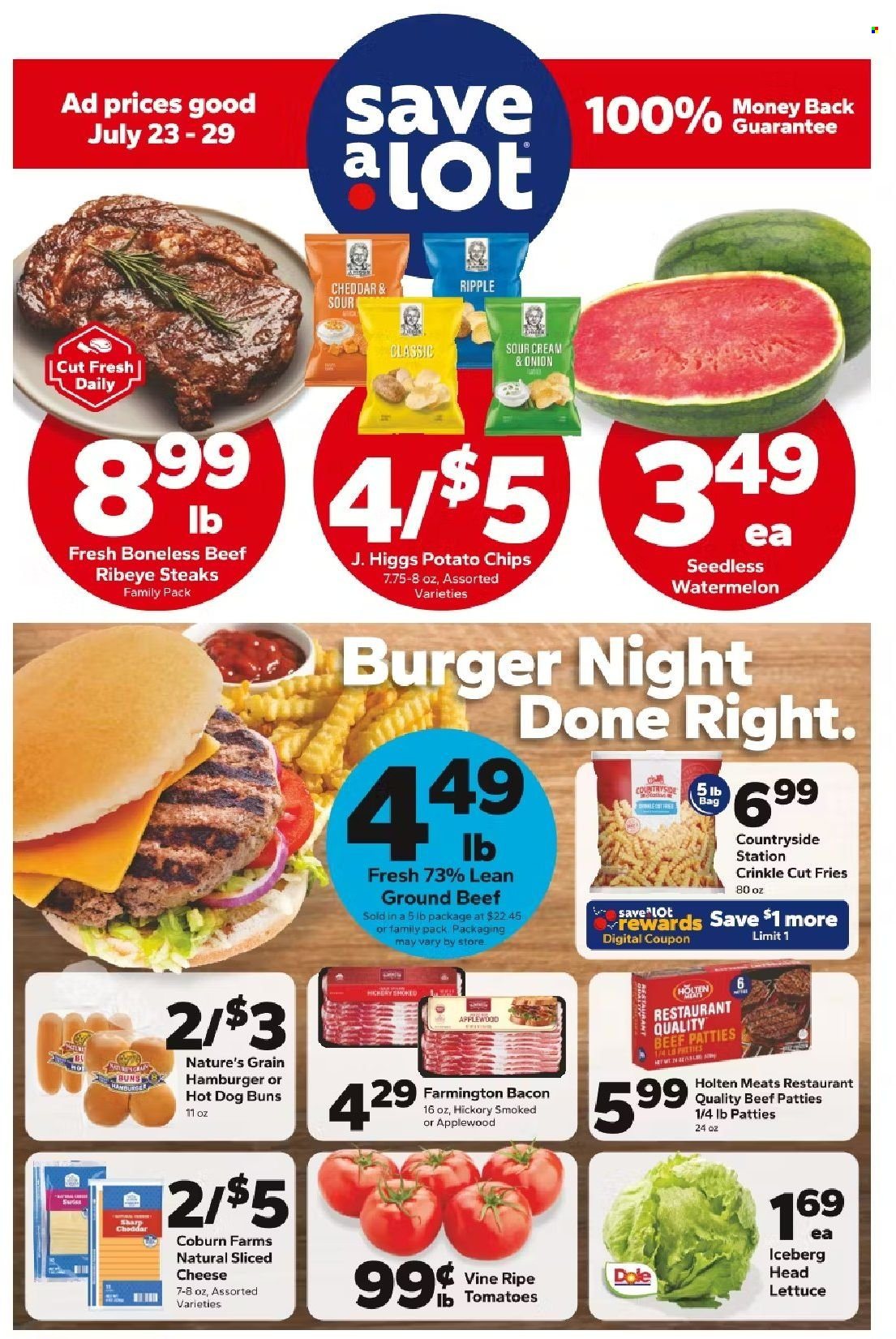Save a Lot ad - 07/23/2025 - 07/29/2025. Page 1