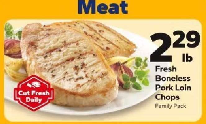 Fresh Boneless Pork Loin Chops