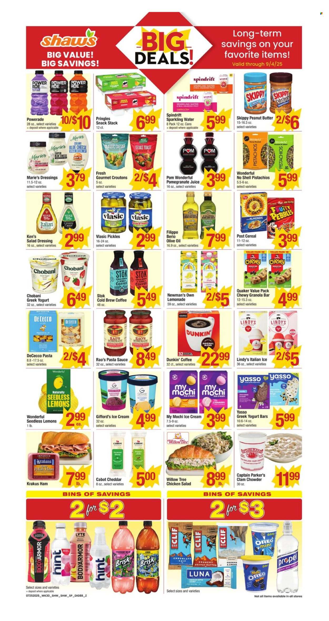 Shaw’s ad - 07/25/2025 - 07/31/2025. Page 1