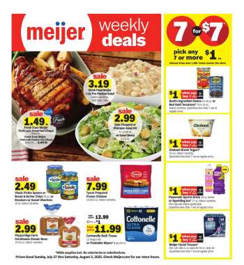 Meijer Flyer - 07/27/2025 - 08/02/2025.