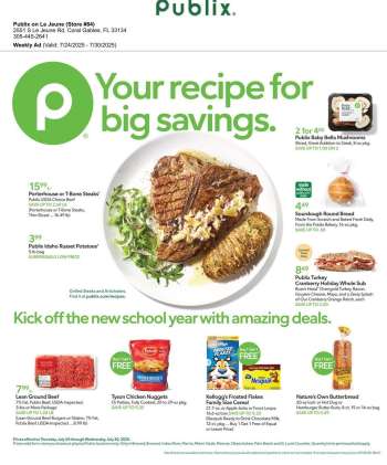Publix Flyer - 07/23/2025 - 07/29/2025.