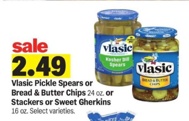 Vlasic Pickle Spears or Bread & Butter Chips
