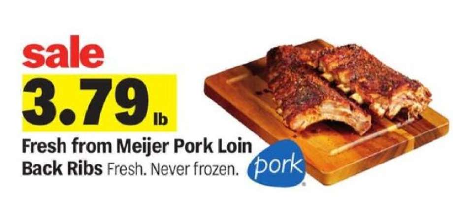 Meijer Pork Loin Back Ribs