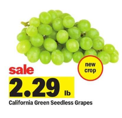 California Green Seedless Grapes