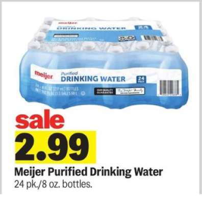 Meijer Purified Drinking Water