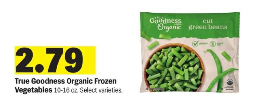 True Goodness Organic Frozen Vegetables