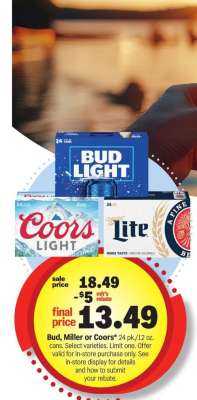 Bud, Miller or Coors