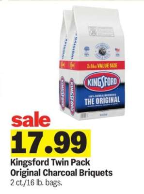 Kingsford Twin Pack Original Charcoal Briquets
