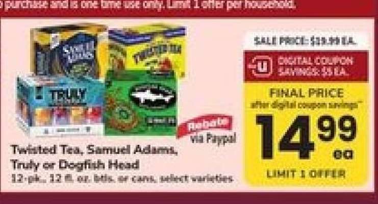 Twisted Tea, Samuel Adams, Truly or Dogfish Head